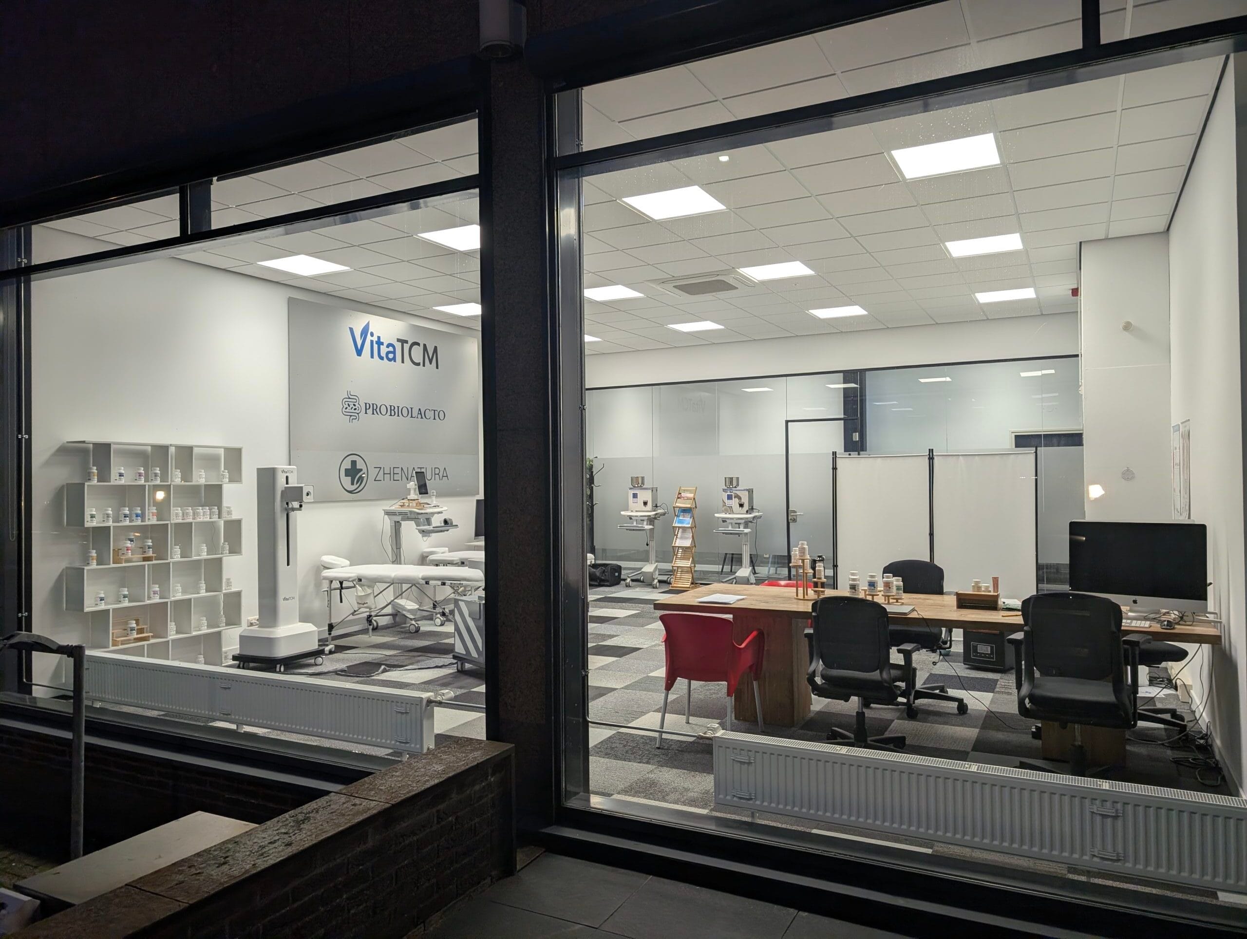 Vitatcm office outside dark