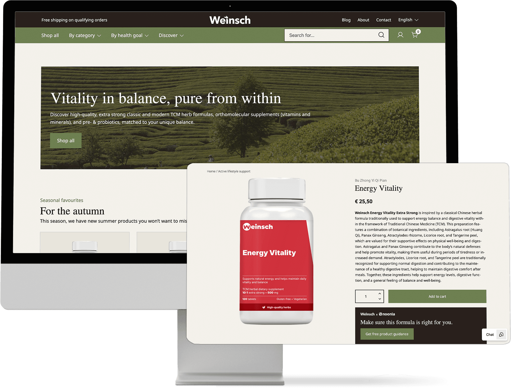 VitaTCM Brands Mockup Weinsch